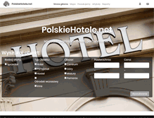 Tablet Screenshot of en.polskiehotele.net